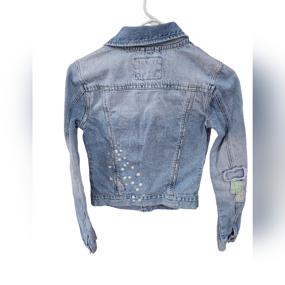 Abercrombie Vintage Denim Girls Jacket size Large - Picture 3 of 12